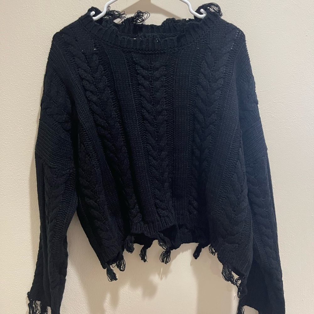 Black sweater